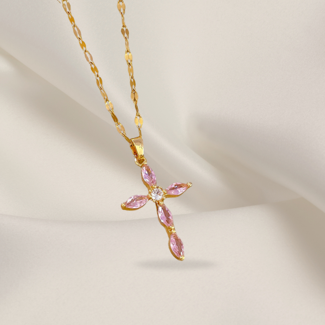 Eternity Cross | Gold Necklace