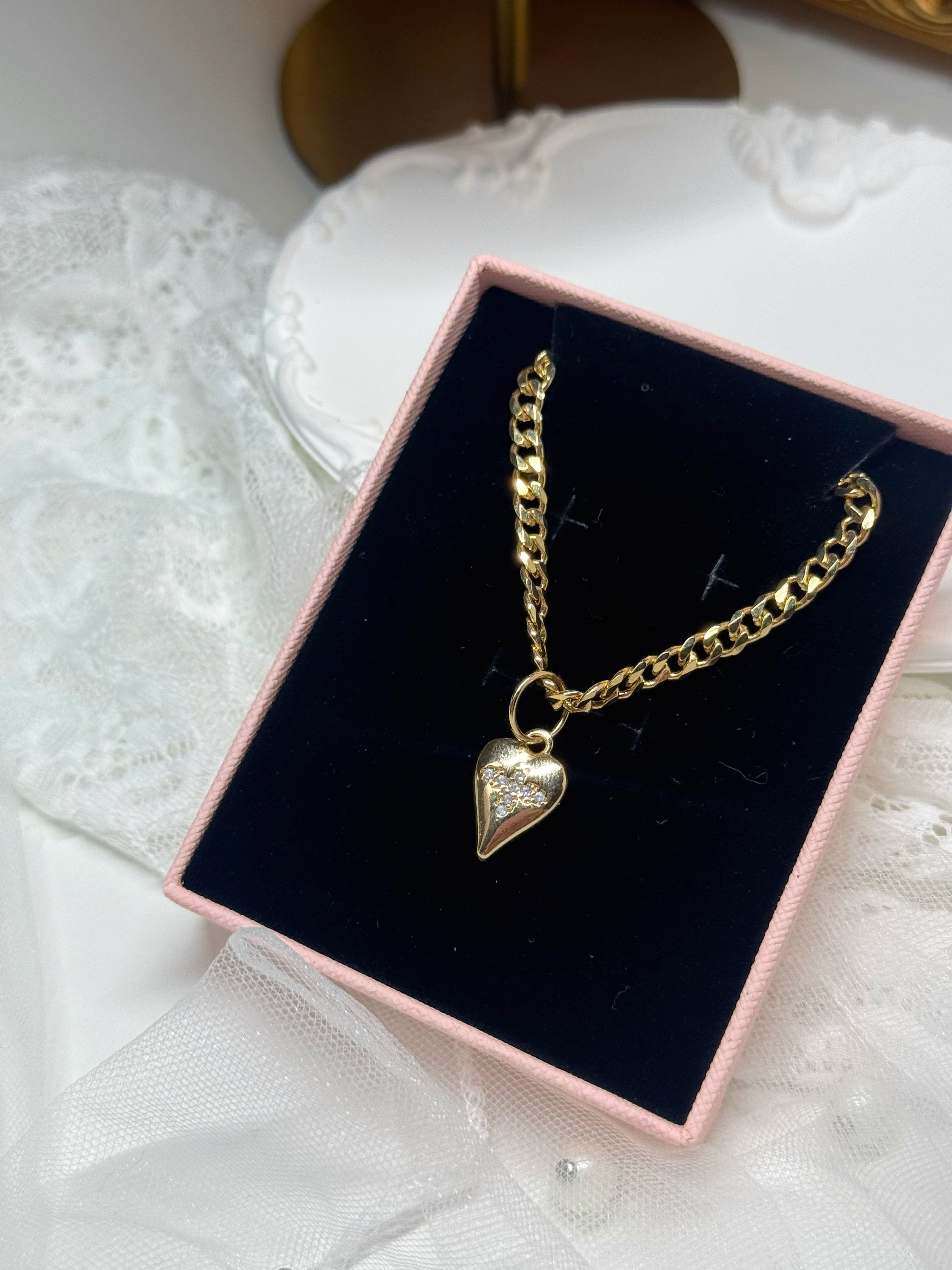 Gold Lock Necklace