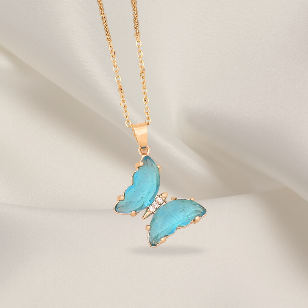 Butterfly wings | Gold Necklace