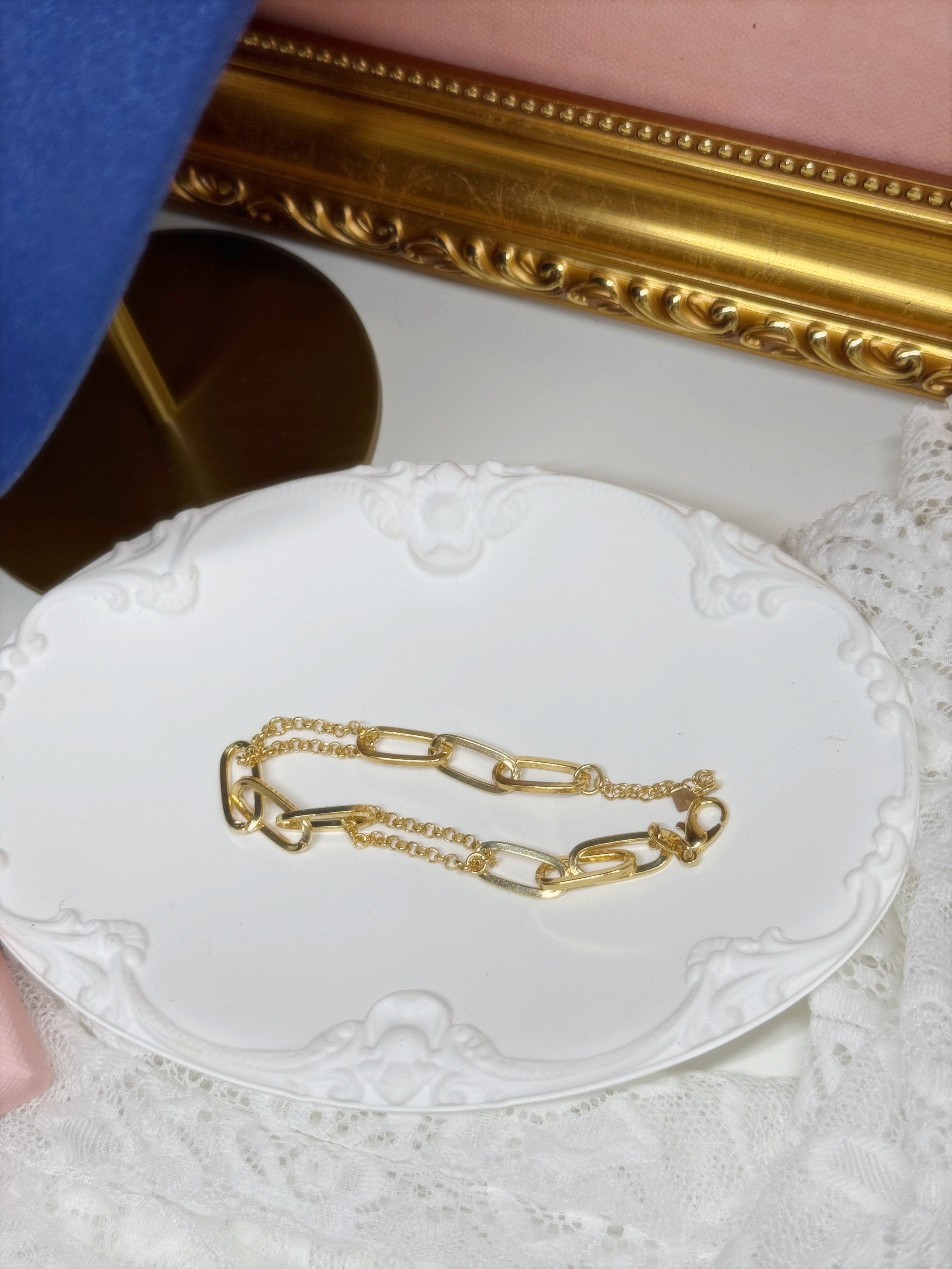 Paperclip Gold Bracelet – Stylish 18K PVD Bracelet