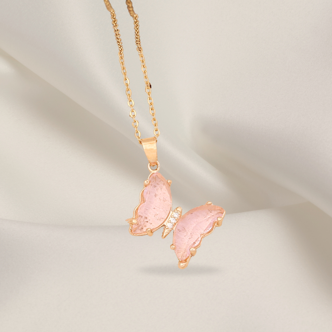 Butterfly wings | Gold Necklace