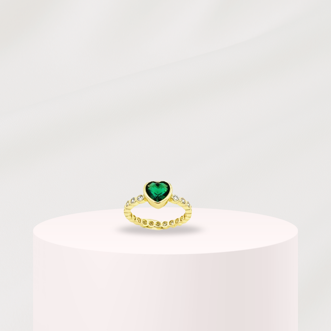 “Aurora heart” | Gold Ring