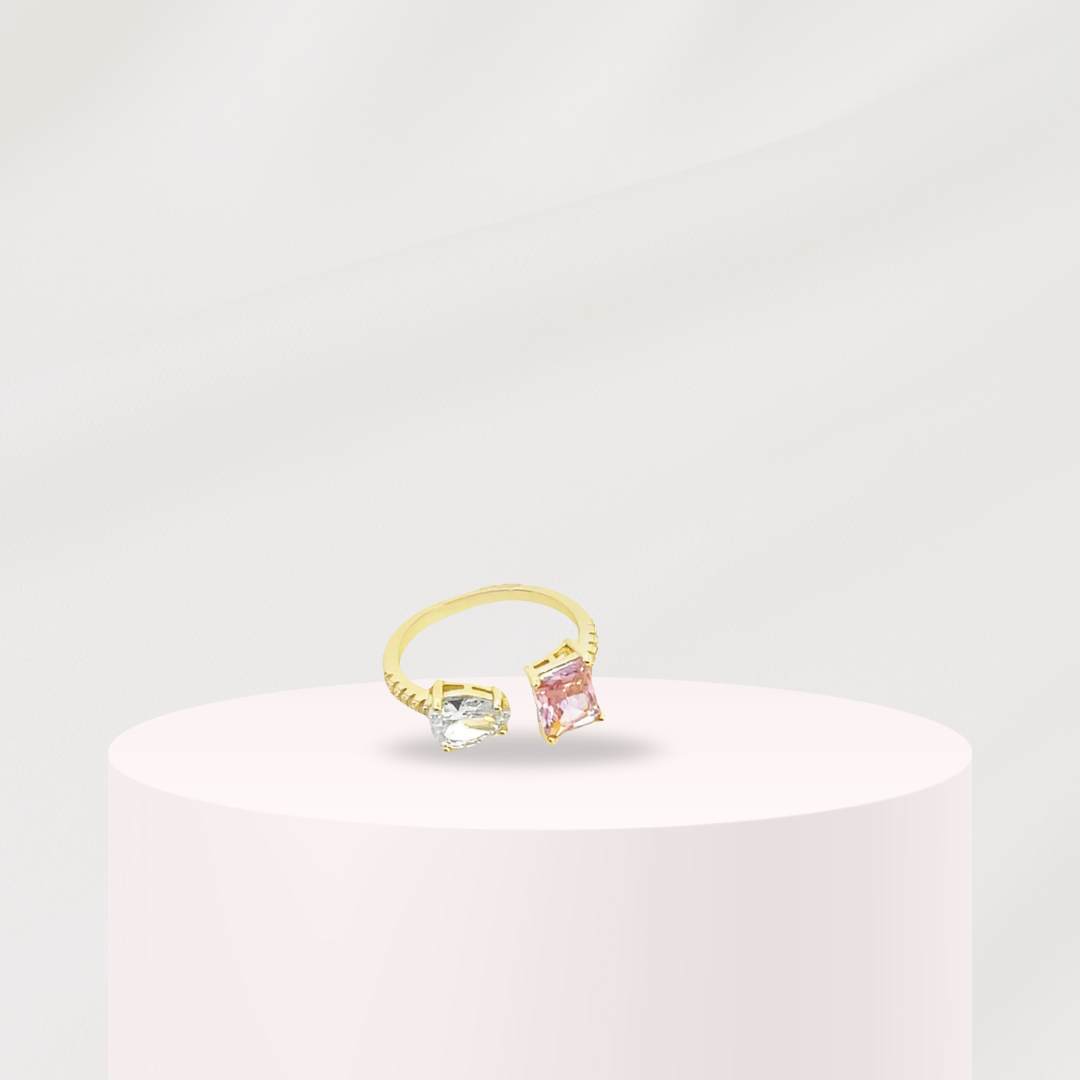 “Aurora waterdrop” | Gold Ring