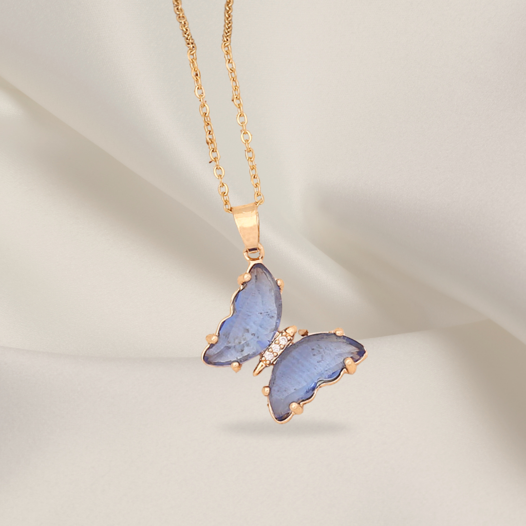 Butterfly wings | Gold Necklace